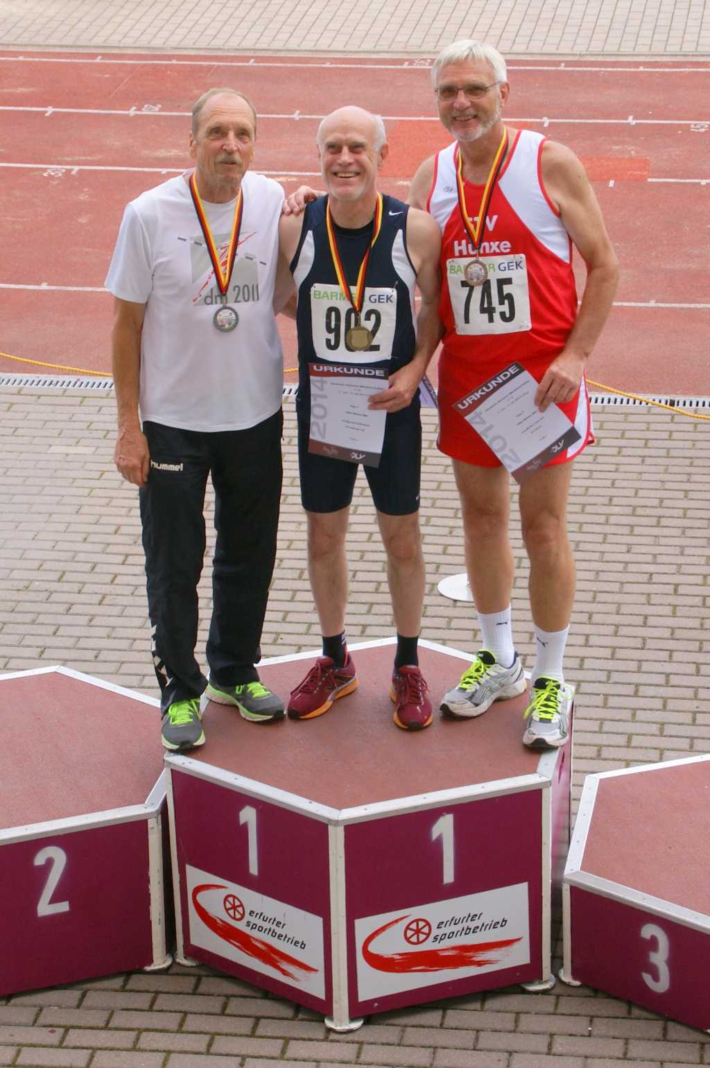 Deutsche-Senioren-Leichtathletik- Meisterschaften vom 11. - 13.07.2014 in Erfurt